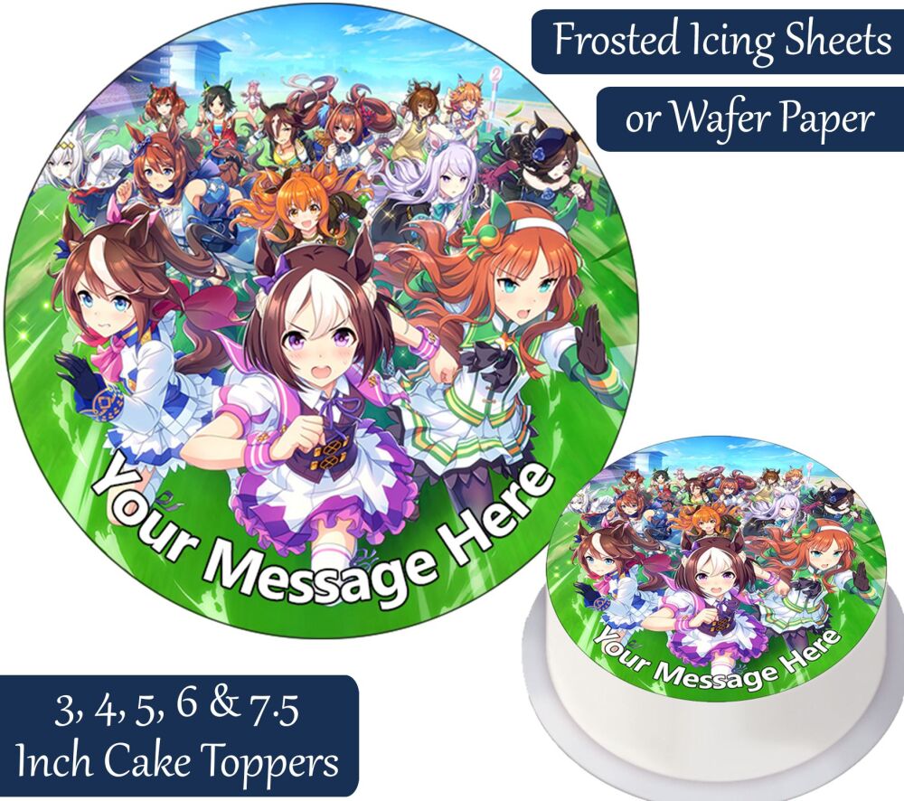 Umamusume Pretty Derby Personalised Cake Topper