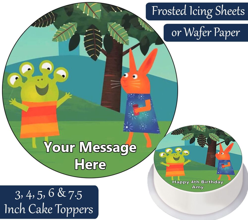 Wanda And The Alien Personalised Cake Topper