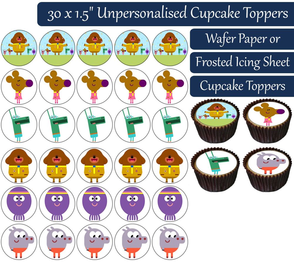 Hey Duggee - 30 Cupcake Toppers