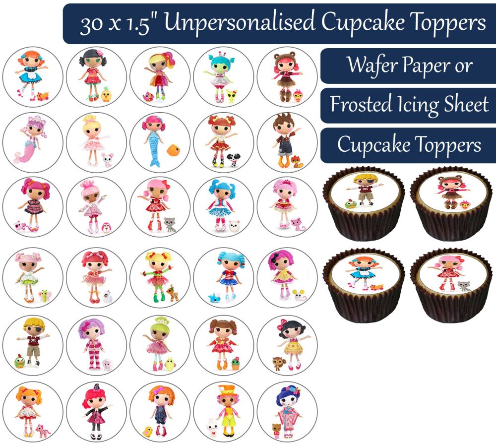 Lalaloopsy - 30 Cupcake Toppers