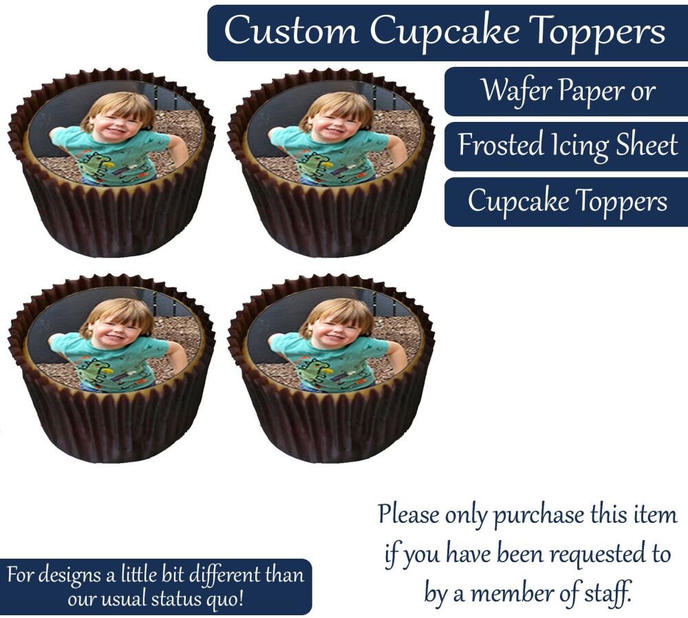 Custom Cupcake Toppers