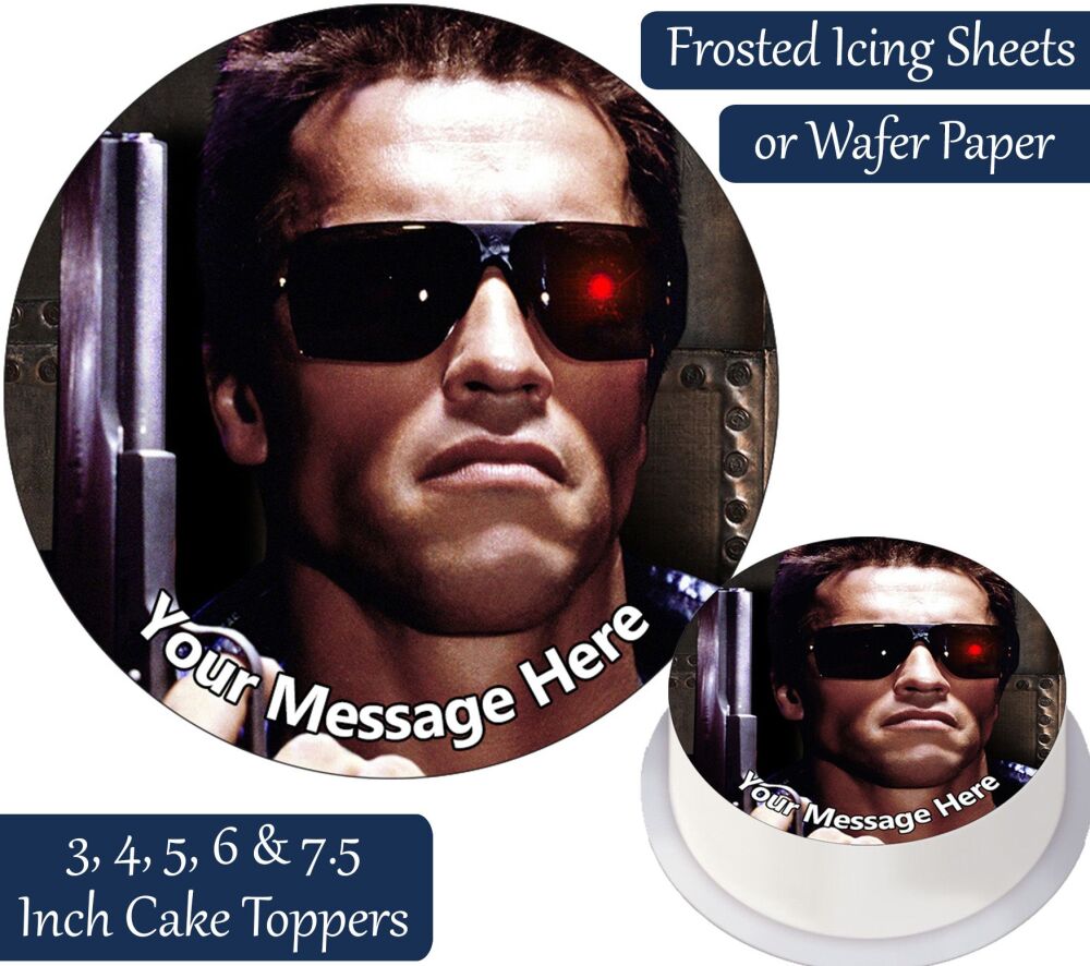 Terminator Personalised Cake Topper