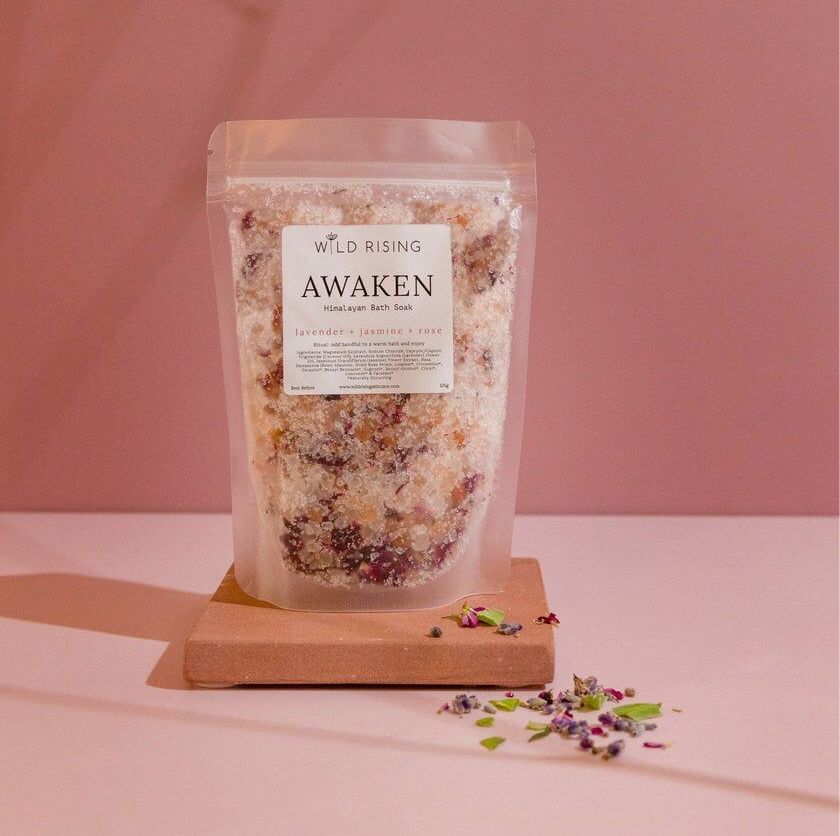 Awaken - Lavender, Jasmine and Rose Bath Salts 125g