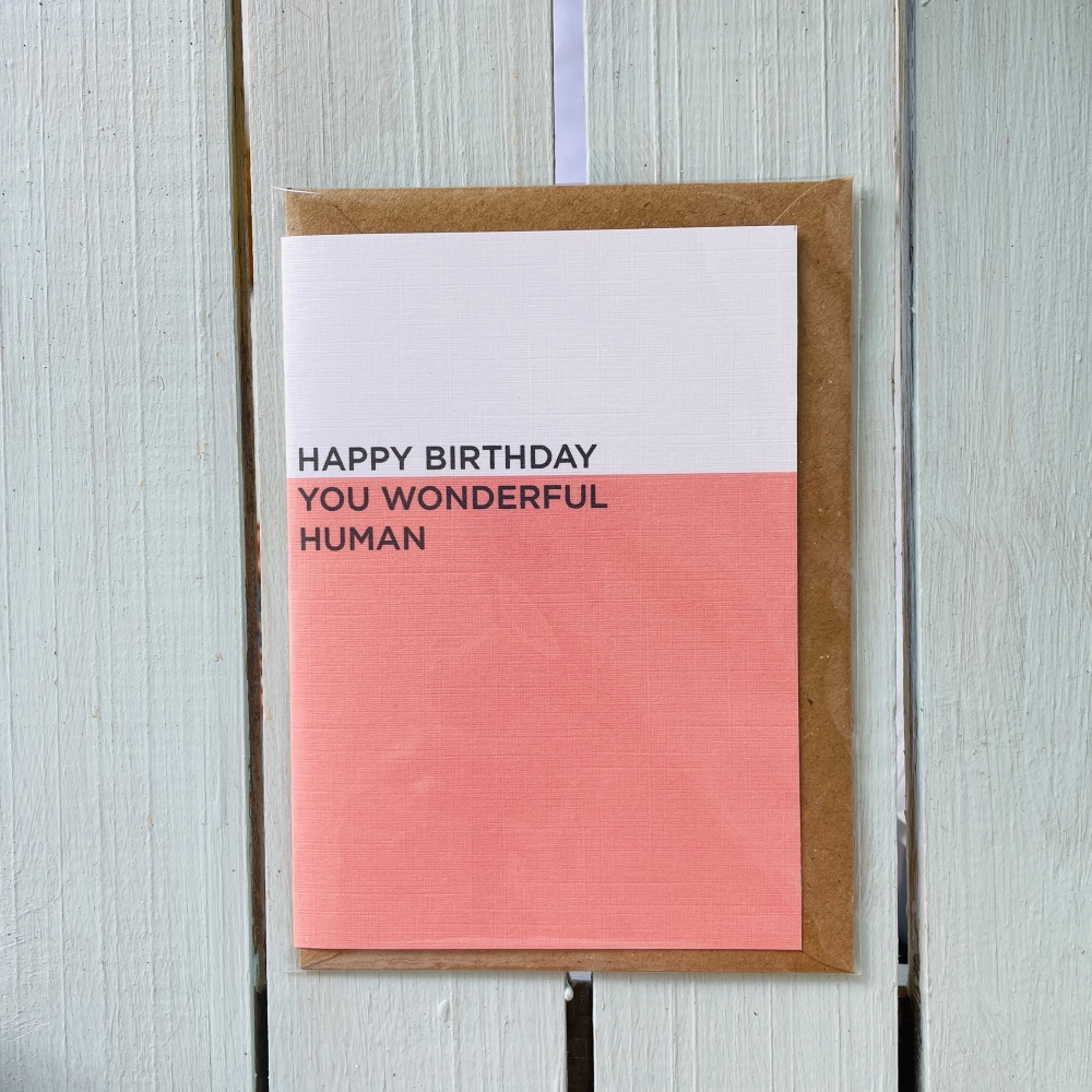 Coral Birthday Card