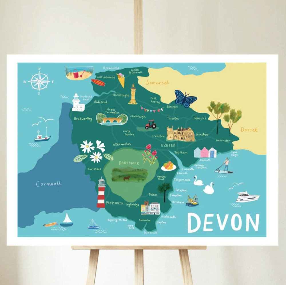 Stella Issac Devon Map