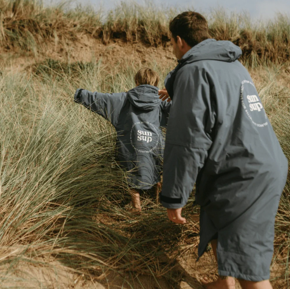 Sunsup Kids Azure Recycled Changing Robe