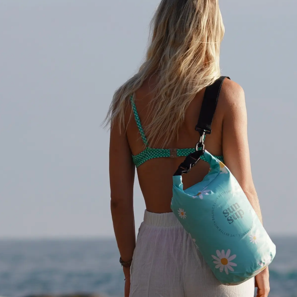 Floral Mint Green 6L Dry Bag