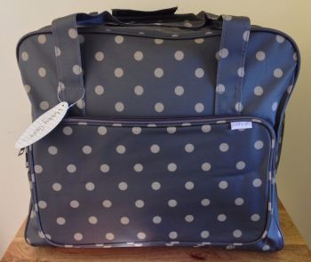 SEWING MACHINE CARRY BAG Charcoal Spot Design