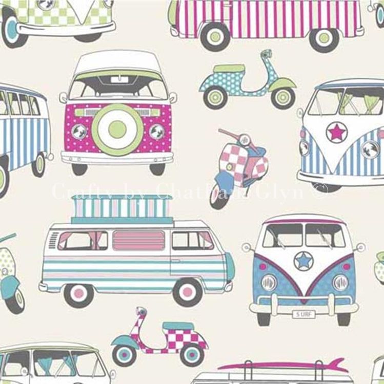HAPPY CAMPERS CANDY FABRIC BY CHATHAM GLYN