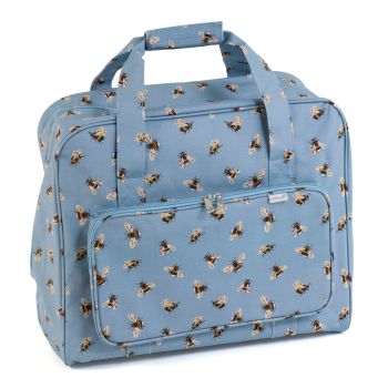 SEWING MACHINE CARRY BAG 'Blue Bee' Design