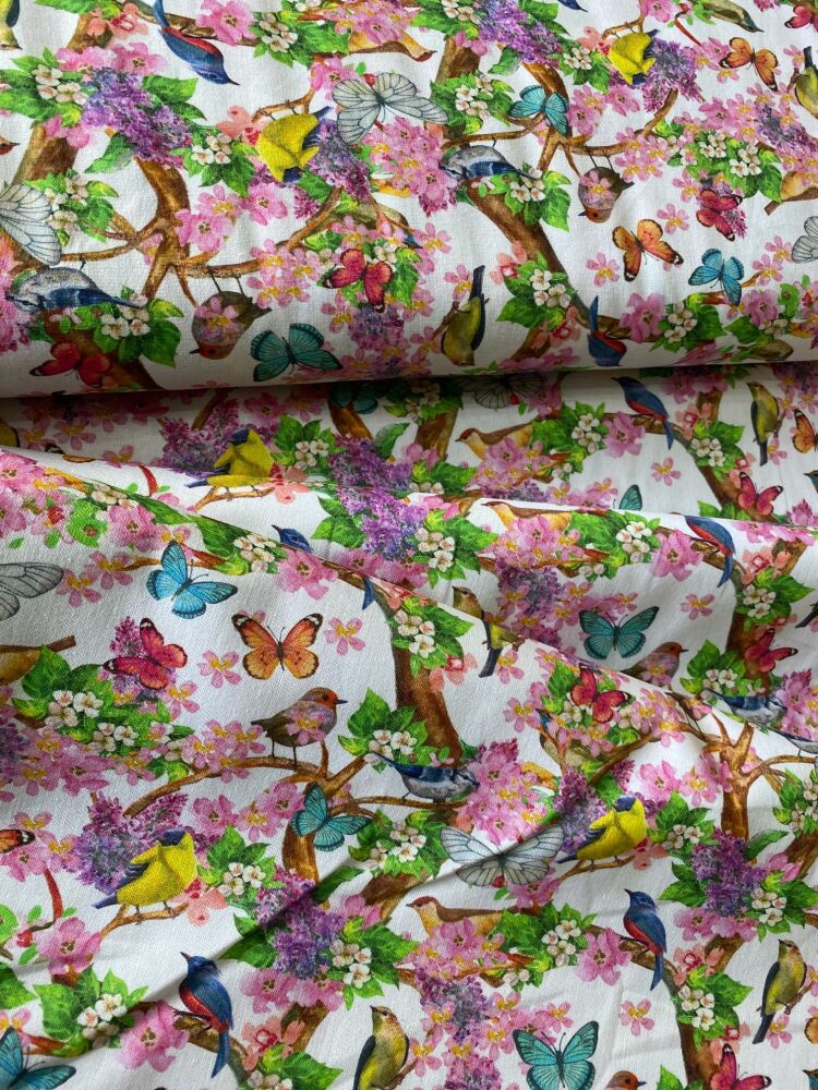 BIRDSONG COTTON FABRIC BY CHATHAM GLYN