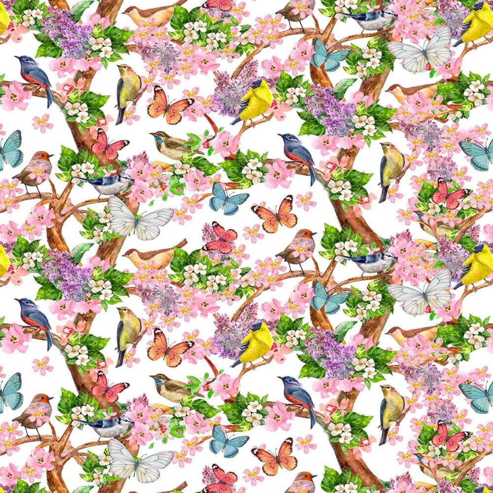 BIRDSONG COTTON FABRIC BY CHATHAM GLYN