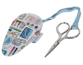 SEWING NOTIONS EMBROIDERY SCISSORS IN A CASE