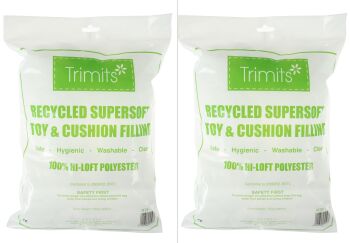 RECYCLED TOY & CUSHION STUFFING by Trimits 500g (2 x 250g)
