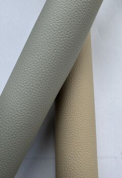 FR LEATHERCLOTH Faux Leather ~ Light Grey or Cream Available