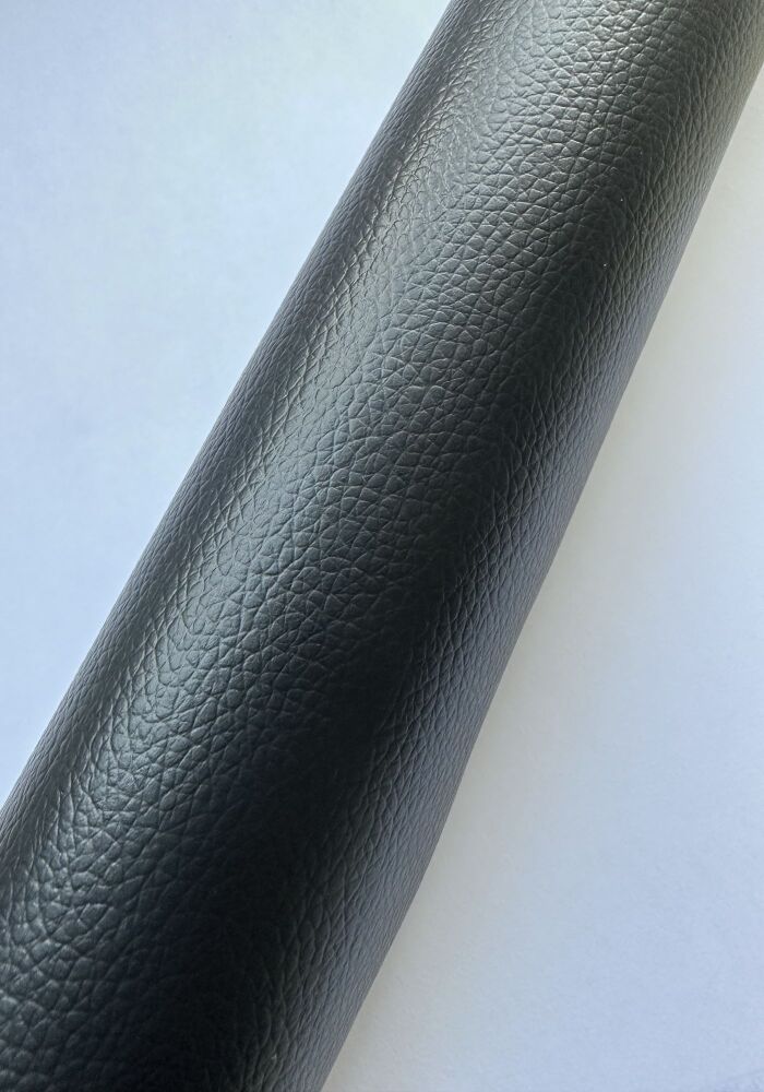 SOFT LEATHERETTE Faux Leather ~ BLACK