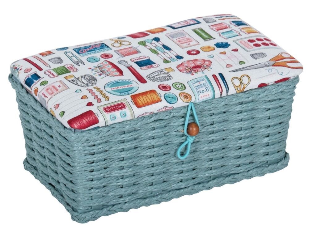 'SEWING NOTIONS' EXTRA SMALL SEWING BASKET