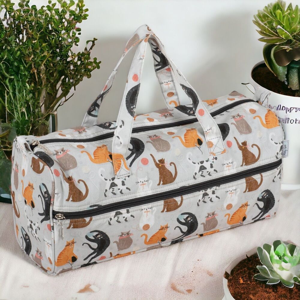 CATS DESIGN LONG KNITTING BAG