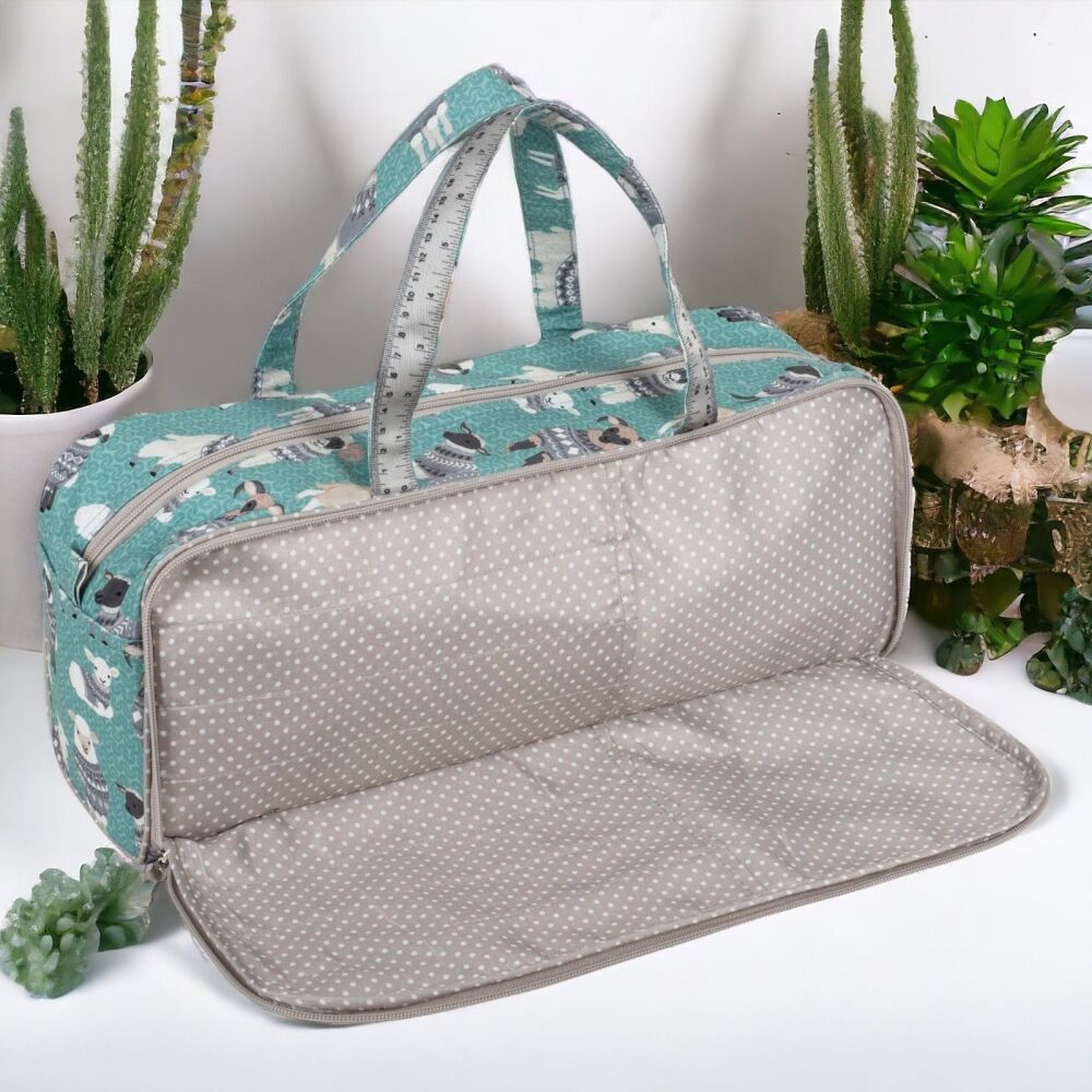 LONG KNITTING BAG WOOLLY PULLY DESIGN