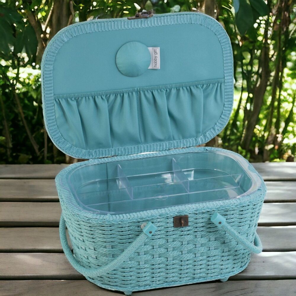 FLUTTERBY SEWING BASKET LARGE Beautiful Butterflies