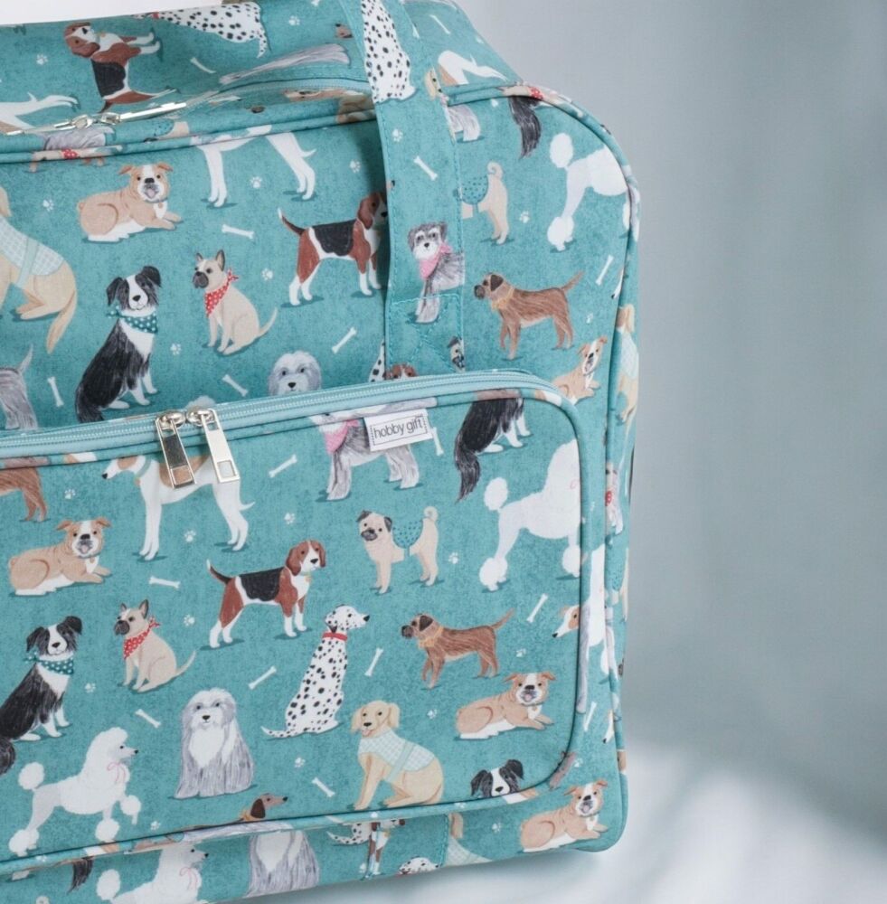 SEWING MACHINE CARRY BAG 'DOGS' DESIGN