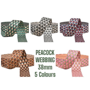 PEACOCK WEBBING 38mm