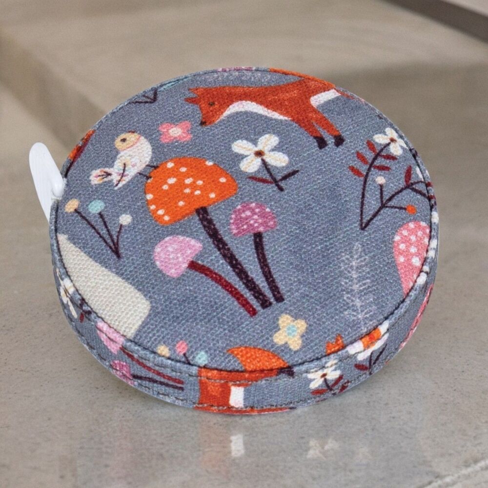 WOODLAND TOADSTOOL TAPE MEASURE