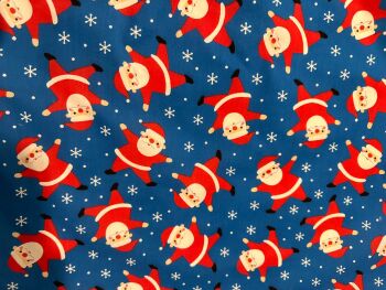 SANTA FABRIC BLUE