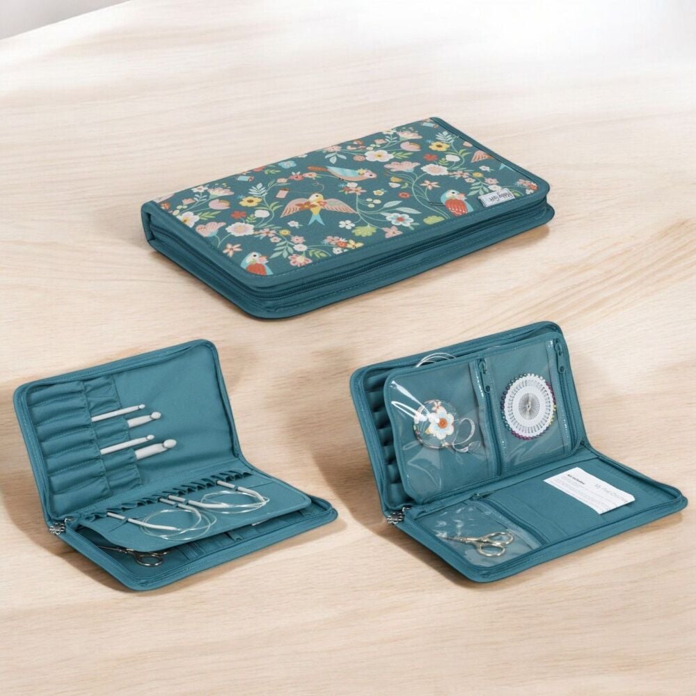 INTERCHANGEABLE NEEDLE & HOOK Case with Storage