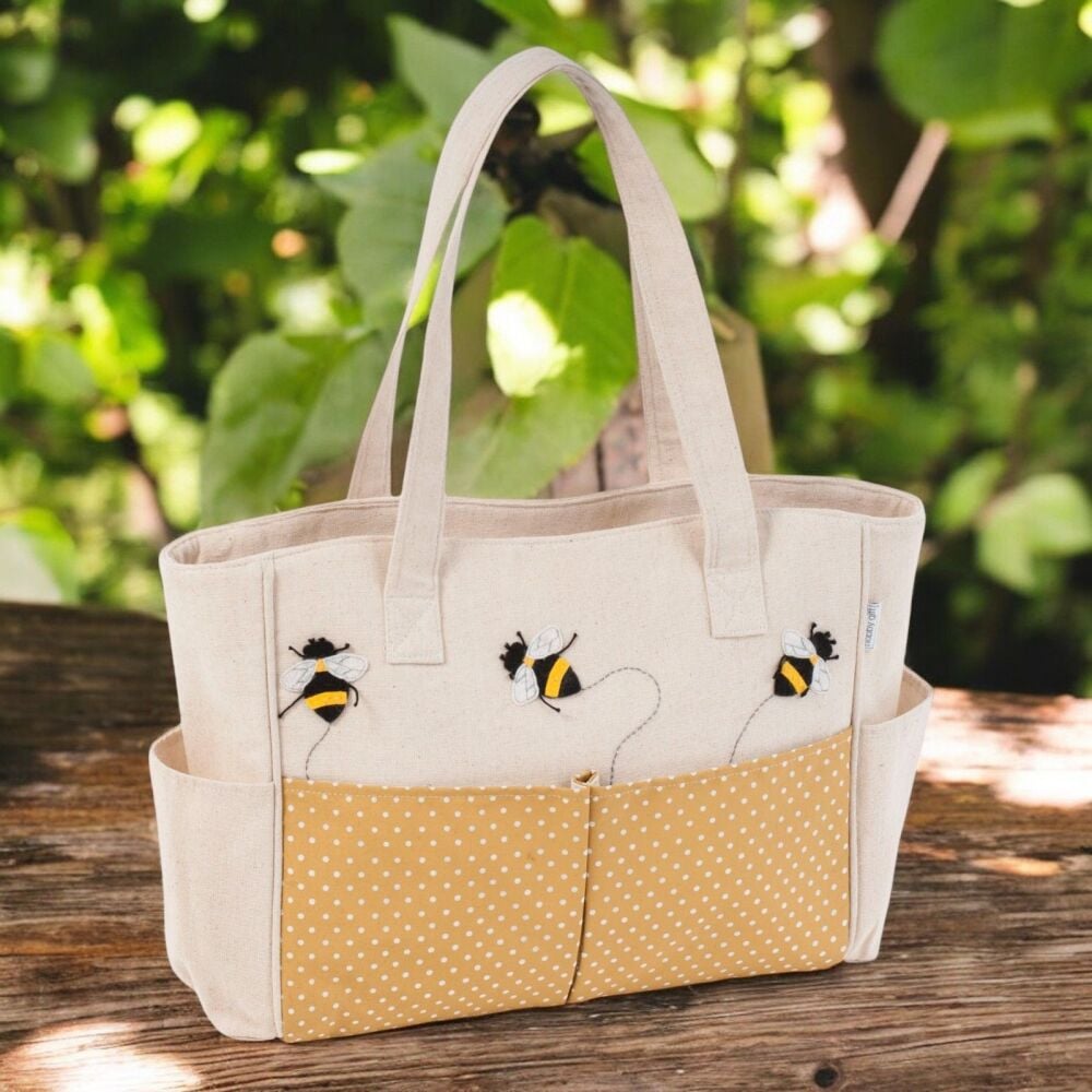 BEE FABRIC CRAFT BAG