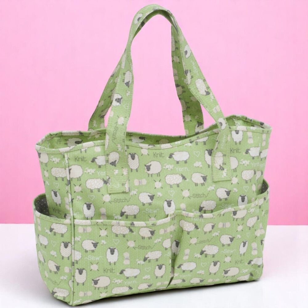 FUN SHEEP DESIGN PVC CRAFT BAG