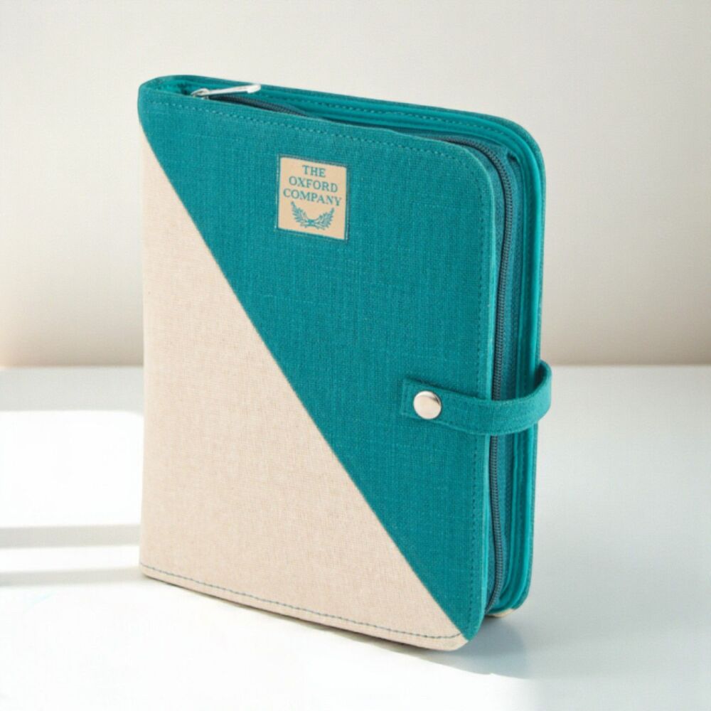 PUNCH NEEDLE CASE TEAL