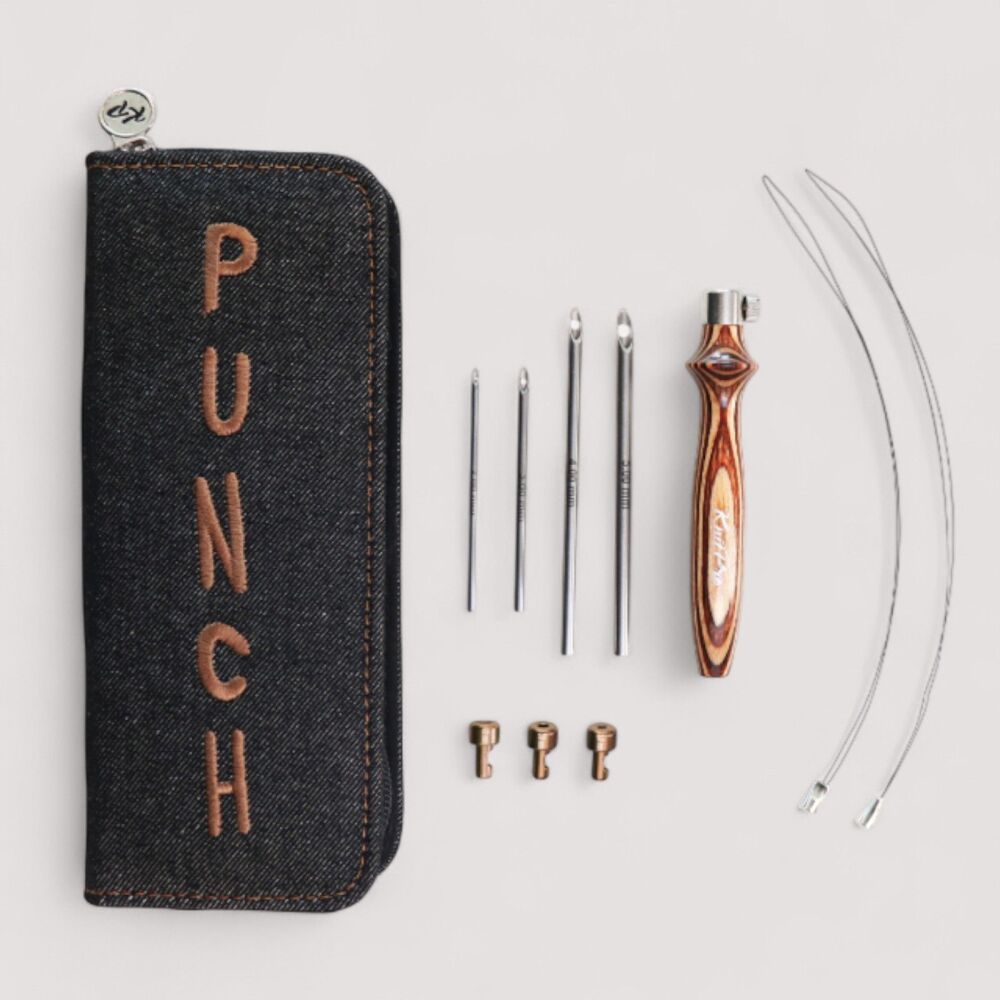 ADJUSTABLE PUNCH NEEDLE SET ~ EARTHY