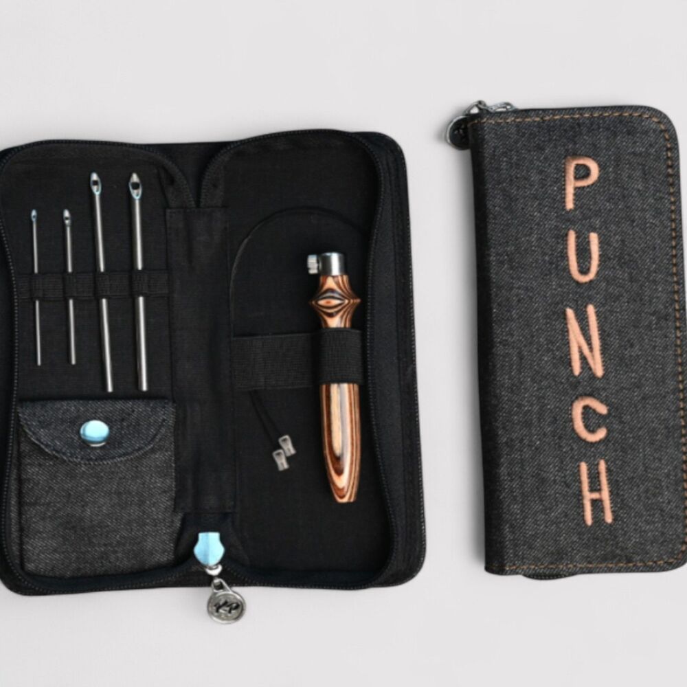ADJUSTABLE PUNCH NEEDLE SET ~ EARTHY