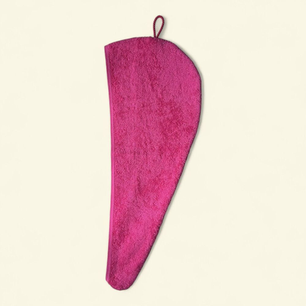 HOT PINK TURBIE TOWEL