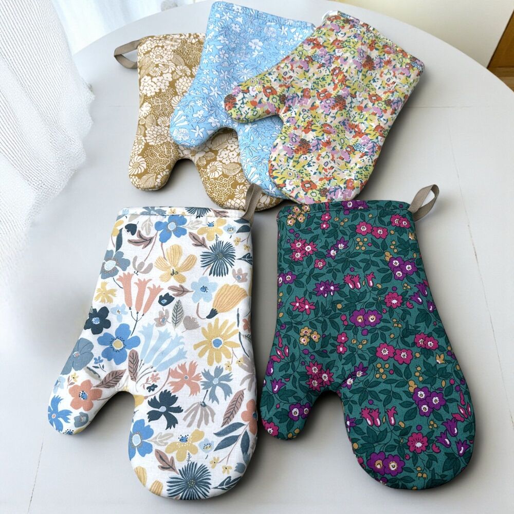 Liberty Fabric Oven Mitts