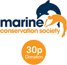 30p donation to the Marine Conservation Society for each sale