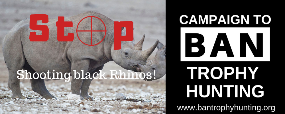 STOP Shooting Endangered Black Rhinos 