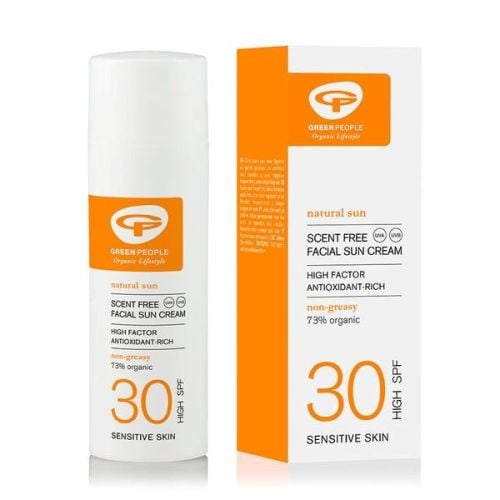 This is a high factor, scent-free SPF30 facial sun cream for sensitive skin