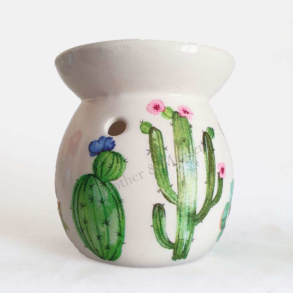 Watercolour Cactus Burner