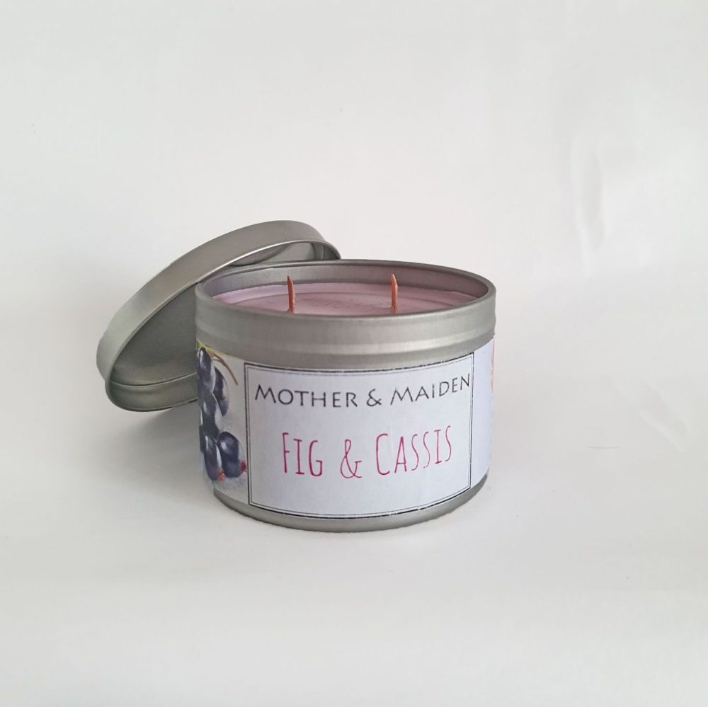 Fig & Cassis Wood Wick Tin