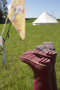 glamping wellies