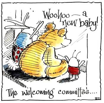 A New Baby Card - Welcoming Committee