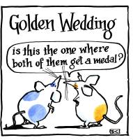 Golden Wedding Card - Celebrate 50 Years of Love with Our Hilarious Golden Wedding Card