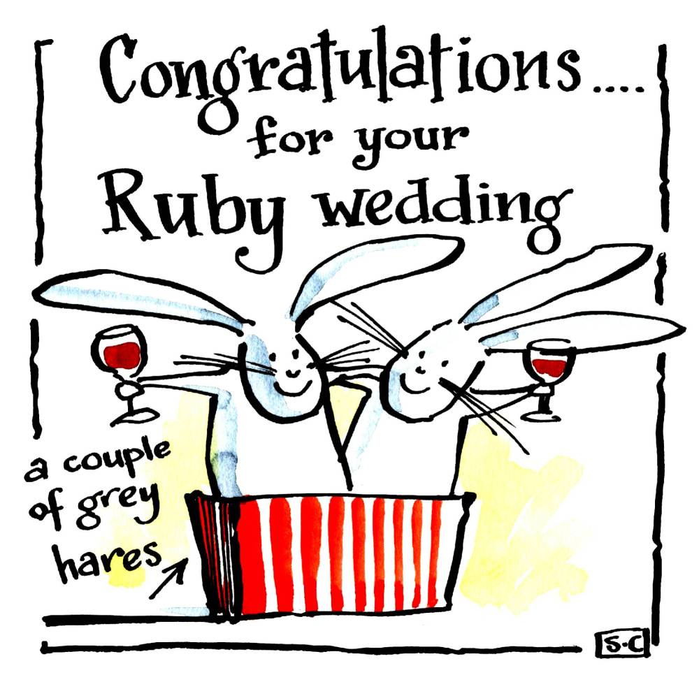Anniversary Ruby Wedding
