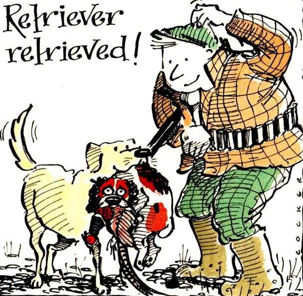 Retriever Retrieved - Shooting Card
