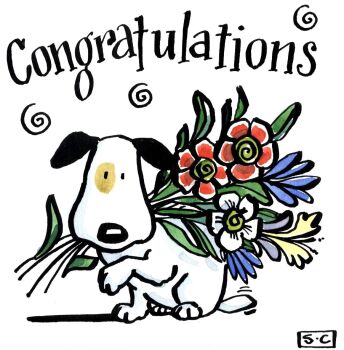 Doggy Congratulations - Say It With Flowers