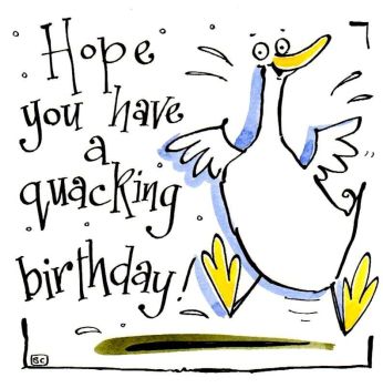 A Quacking Birthday Card -