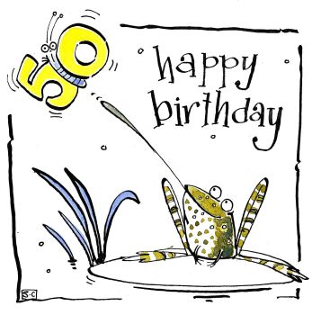 50th Frog Happy Birthday
