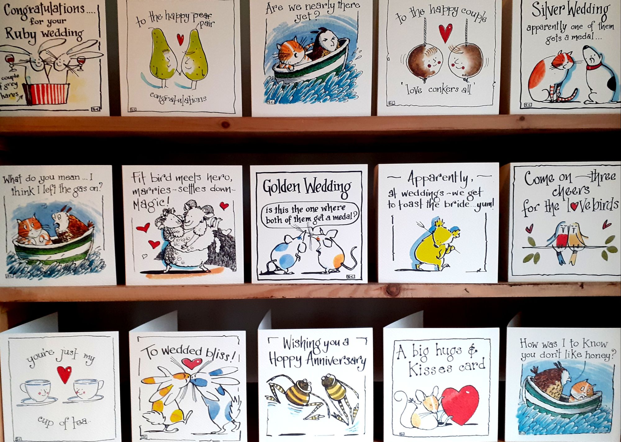 a wide range of funny greeting cards